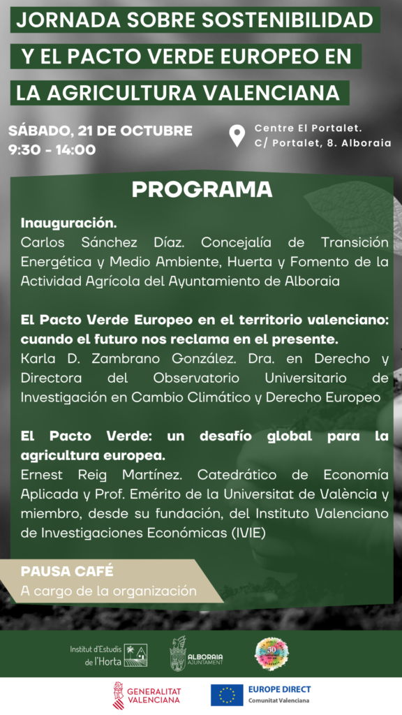 Jornada Pacto Verde Europeo