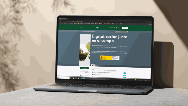 Curso gratuito de digitalización justa para el sector agrícola